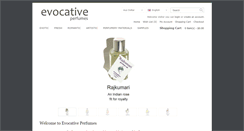 Desktop Screenshot of evocativeperfumes.com